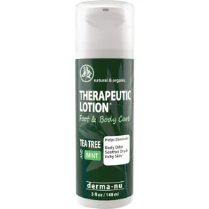 Foot Lotion with Tea Tree Essential Oil for Jock Itch, Athletes Foot, and Dry Cracked Feet Treatment - Athletes Foot Cream with Tea Tree Oil for Toenail - Foot Cream for Dry Cracked Heels