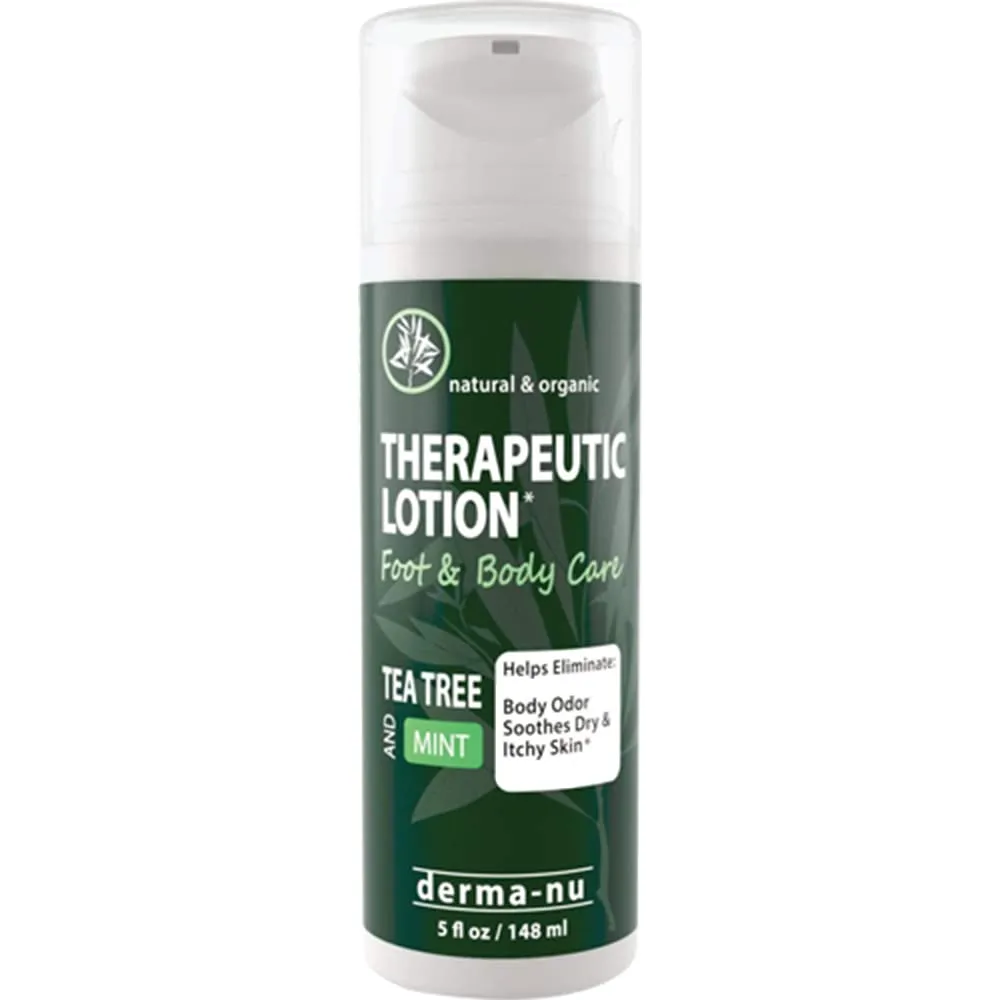 Foot Lotion with Tea Tree Essential Oil for Jock Itch, Athletes Foot, and Dry Cracked Feet Treatment - Athletes Foot Cream with Tea Tree Oil for Toenail - Foot Cream for Dry Cracked Heels