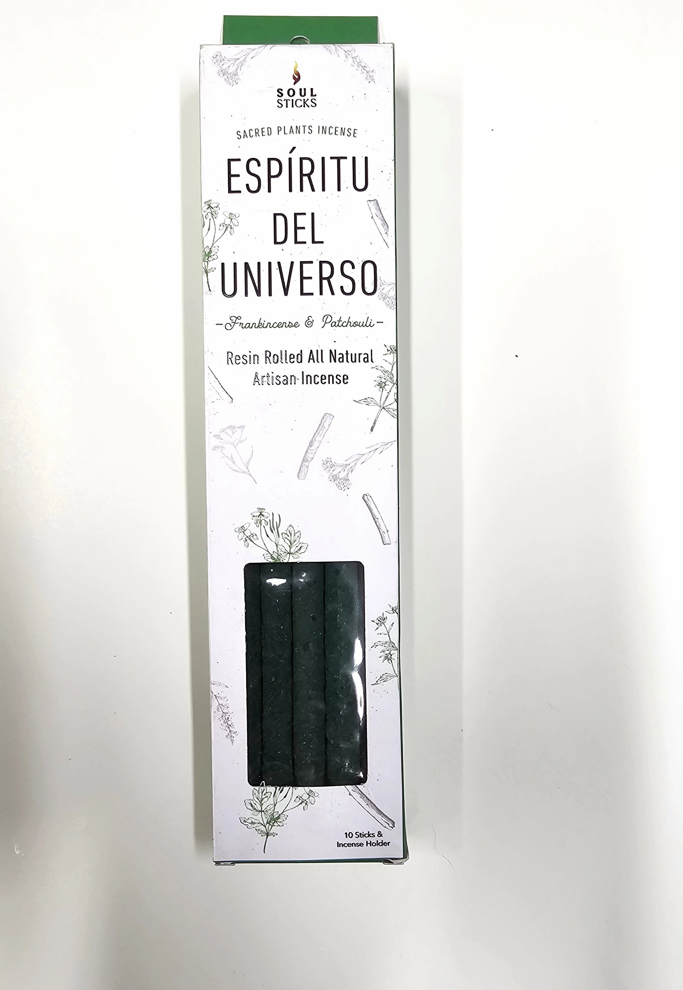 FRANKINCENSE & PATCHOULI HAND ROLLED SMUDGE INCENSE STICKS