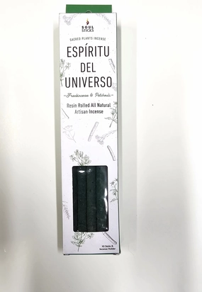 FRANKINCENSE & PATCHOULI HAND ROLLED SMUDGE INCENSE STICKS