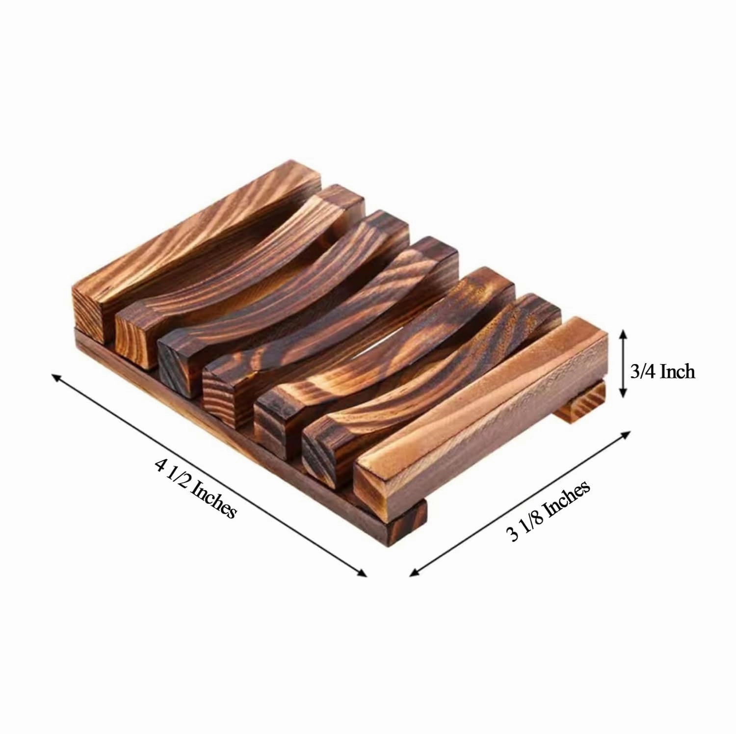 French Lavender Soap Bar with Olive oil, All Skin Types, Nouishing and Moisturising, Bamboo Soap Dish Tray Included, Made in Greece, Pack of 3 1