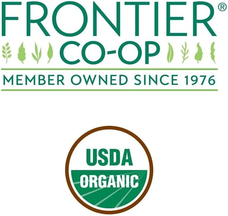 Frontier Co-op Organic German Whole Chamomile Flowers, 1-pound Bulk Bag, Makes Relaxing/Calming Tea, Kosher, Non Irradiated