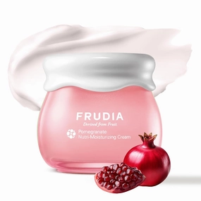 FRUDIA Pomegranate Nutri-Moisturizing Face Cream, Korean Face Moisturizer w/63% Pomegranate Extract, BL-FILL UP & Vegan Collagen for Anti-Aging (1.94 fl oz)
