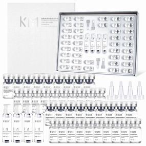 Fullerene Collagen Multi-Active Serum,Microneedling,Instant Face and Eye Lift,44 Vials of Newly Upgraded Moisturizing Serum