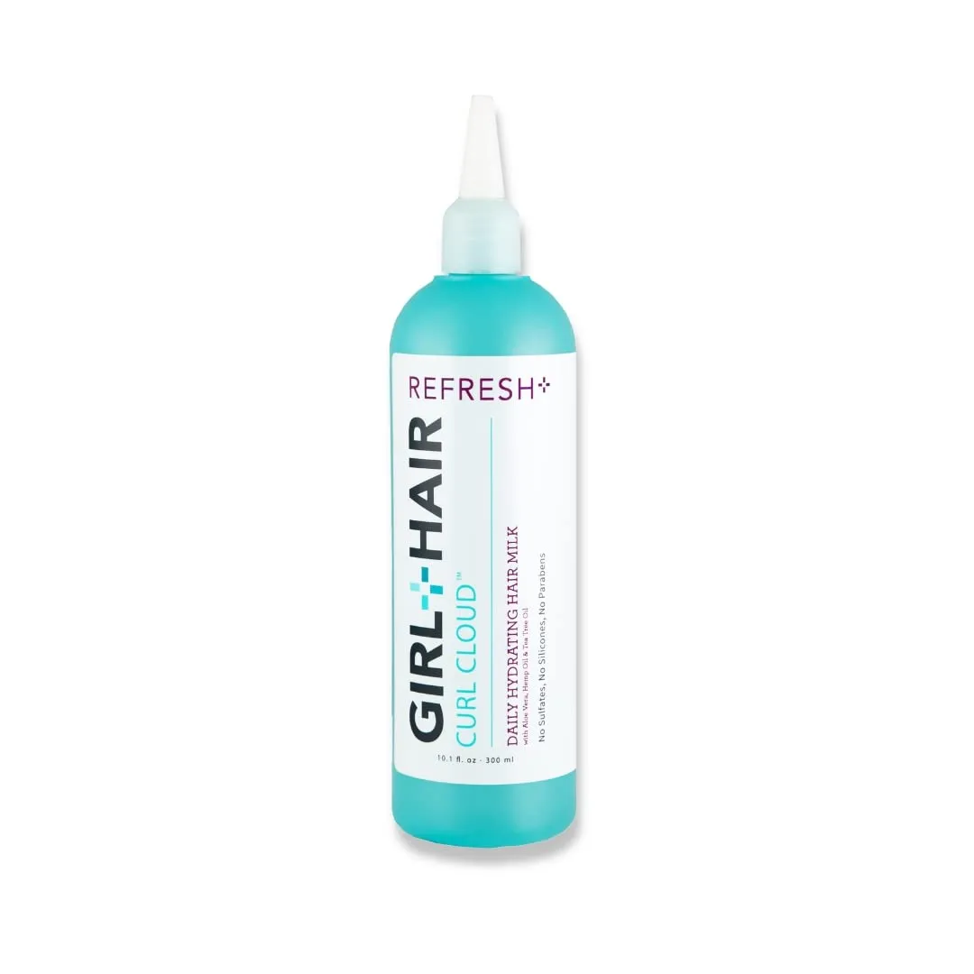 G H REFRESH  Daily Hydrating Hair Milk | Deep Hydration to Restore Dry Hair, Refresh Scalp | Aloe Vera, Biotin, & Coconut Water | 10.1 Fl Oz