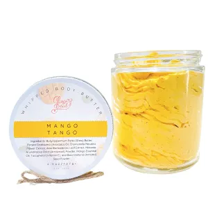 Ginger's Soul Whipped Body Butter, Mango Shea, Rich Moisturizer, 4.5 Oz