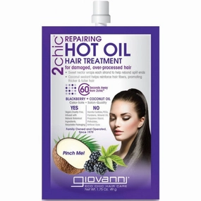 Giovanni 2chic Repairing Hot Oil Hair Treatment Blackberry   Coconut Oil Single Sachet