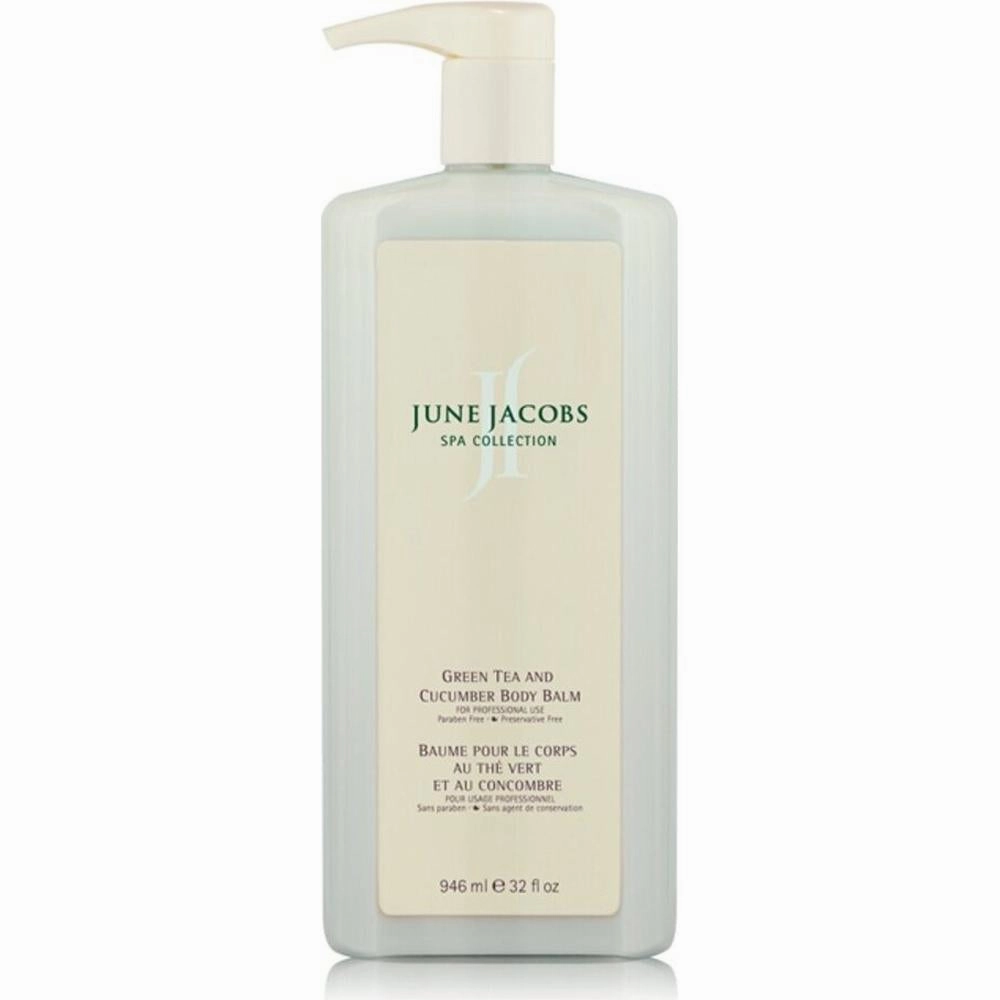 Green Tea and Cucumber Body Balm / 32 oz. Back Bar by June Jacobs