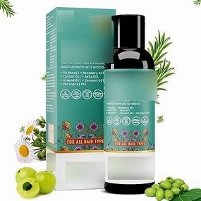 Hair Oil For Men & Women | For Healthy & Nourished Hair | With Rosemary, Castor, Amla, Brahmi and Bhringraj Oil | Mineral Oil Free | 100 ml