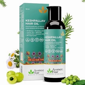 Hair Oil For Men & Women | For Healthy & Nourished Hair | With Rosemary, Castor, Amla, Brahmi and Bhringraj Oil | Mineral Oil Free | 100 ml