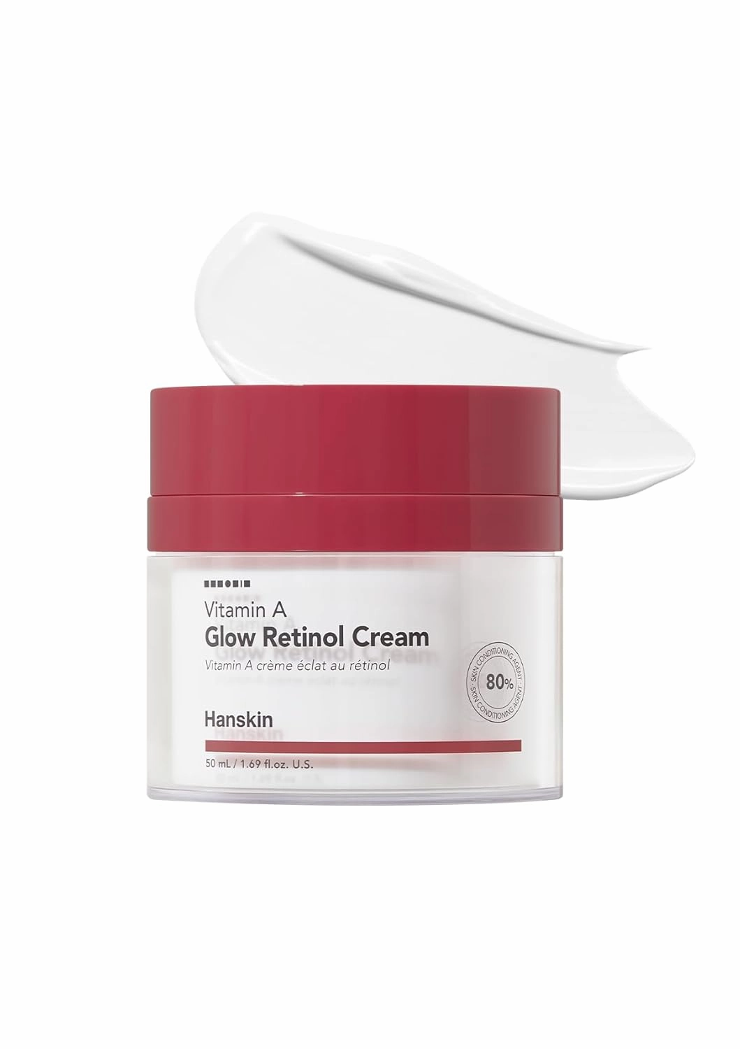 Hanskin Retinol Facial Cream, Repair Fine Lines & Wrinkle, Anti Aging Moisturizing Cream, For Smoothing Firming Revitalizing Radiant Glow Skin, Korean Skincare, 50ml/1.69 FL Oz