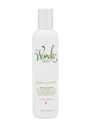 Hemp Oil Body Lotion for Women & Men - 100% Natural Organic Formula - Intensive Hydrating Action - Non Greasy Daily Moisturizer - Proudly Cruelty Free Beauty Products (Fresh Jasmine)