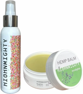 Hemp Eucalyptus Balm and Hemp Lavender Ginger Body Oil