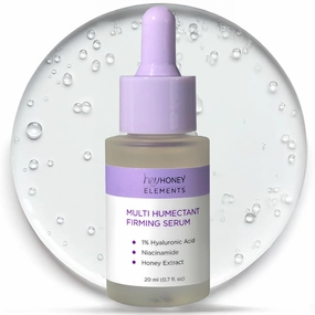 Hey Honey Skincare Multi Humectant Firming Serum, 1% Hyaluronic Acid, Lactic Acid and Honey Complex, Deep Hydration | 20 mL