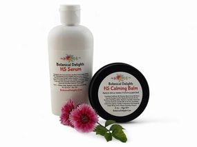 Hidradenitis Suppurativa Serum and Calming Balm - Designed specifically to soothe and prevent HS flare-ups - Soothes and allow the toxins inside to drain and begin the skin renewal.