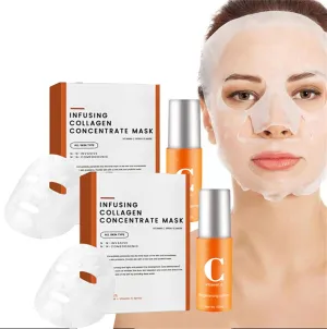 Highprime Collagen Film & Mist Kit, Dermance Korea Highprime Collagen Soluble Film, Thiccfitts Byeol Korea Infusing Collagen Anti-aging Mask, Anti-aging Smooths out Fine Lines and Wrinkle (2Set)