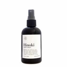 Hinoki Body Mist 4 fl.oz with Japanese Hinoki Essential Oil | Nourish and Moisturize | Soothing Hinoki Aroma