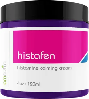 Histafen Antihistamine Itch Calming Cream - 4oz Anti Itch Cream Extra Strength Intensive Healing Lotion Exema Creams for Adults & Kids with Low Diamine Oxidase Dao Enzyme Mast Cell Activating Syndrome