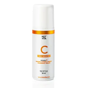 Hot Vita Vitamin C Body Oil – Hydrating & Firming Natural Blend with Rosehip & Cypress Oils – Evens Skin Tone, Reduces Cellulite Appearance, Boosts Radiance & Promotes Collagen Production