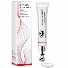 Instant Reduction of eye bags-Retinol Eye Cream Dark circles,Relieves Dark Circles And Puffiness, Youth Eye Cream: Anti-Wrinkles,Hydrating, Tightens The Delicate Skin Under The Eyes 0.7 OZ -B