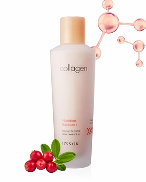 It'S SKIN Collagen Nutrition Emulsion   5.07 fl.oz, Boosts Collagen and Adenosine for Face Lift Helps Fine Lines Supports Skin Elasticity Rich Deep Nutrition, Korean Skincare