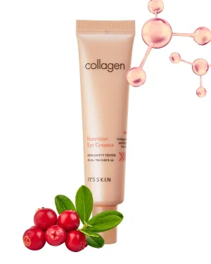 It'S SKIN Collagen Nutrition Eye Cream   0.84 fl.oz Reduces Dark Circles & Puffiness, Targets Fine Lines With Collagen and Amino Acids, Face Lift, Nourishes and Firms Eye Area, Korean Skincare