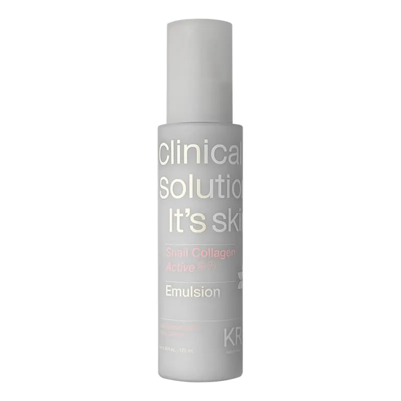 It'S SKIN Snail Collagen Active Emulsion 4.05 Fl Oz, lightweight hydrating & firming lotion with snail mucin, dual collagen, and chestnut extract for pore care and smooth skin, Korean Skincare