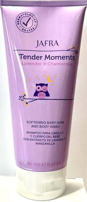 JAFRA TENDER MOMENTS LAVENDER & CHAMOMILE SOFTENING BABY HAIR & BODY WASH