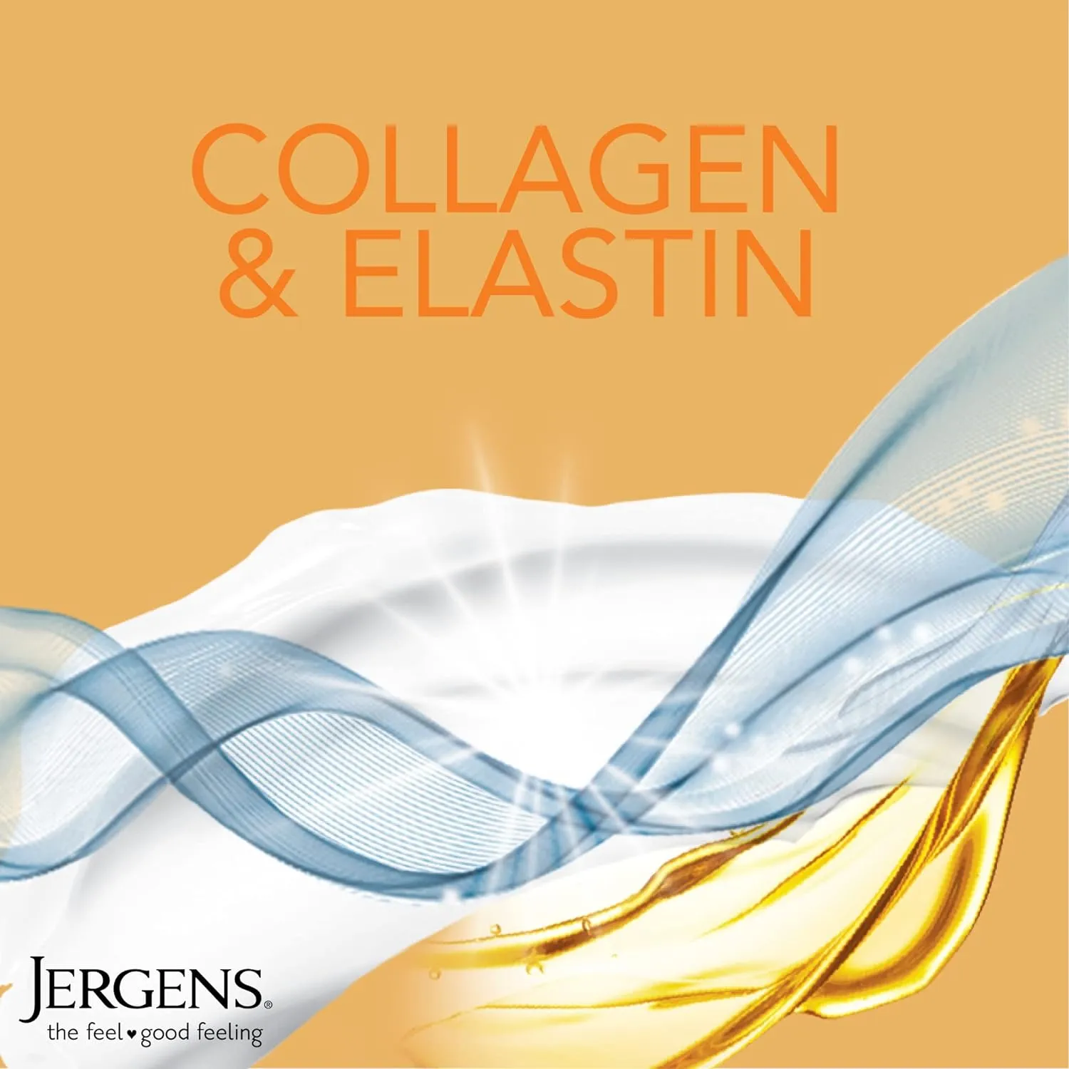 Jergens Skin Firming Body Lotion for Dry to Extra Dry Skin, Skin Tightening Cream with Collagen and Elastin, Dermatologist Tested, Hydralucence Blend Formula, 16.8 Oz, Pack of 3