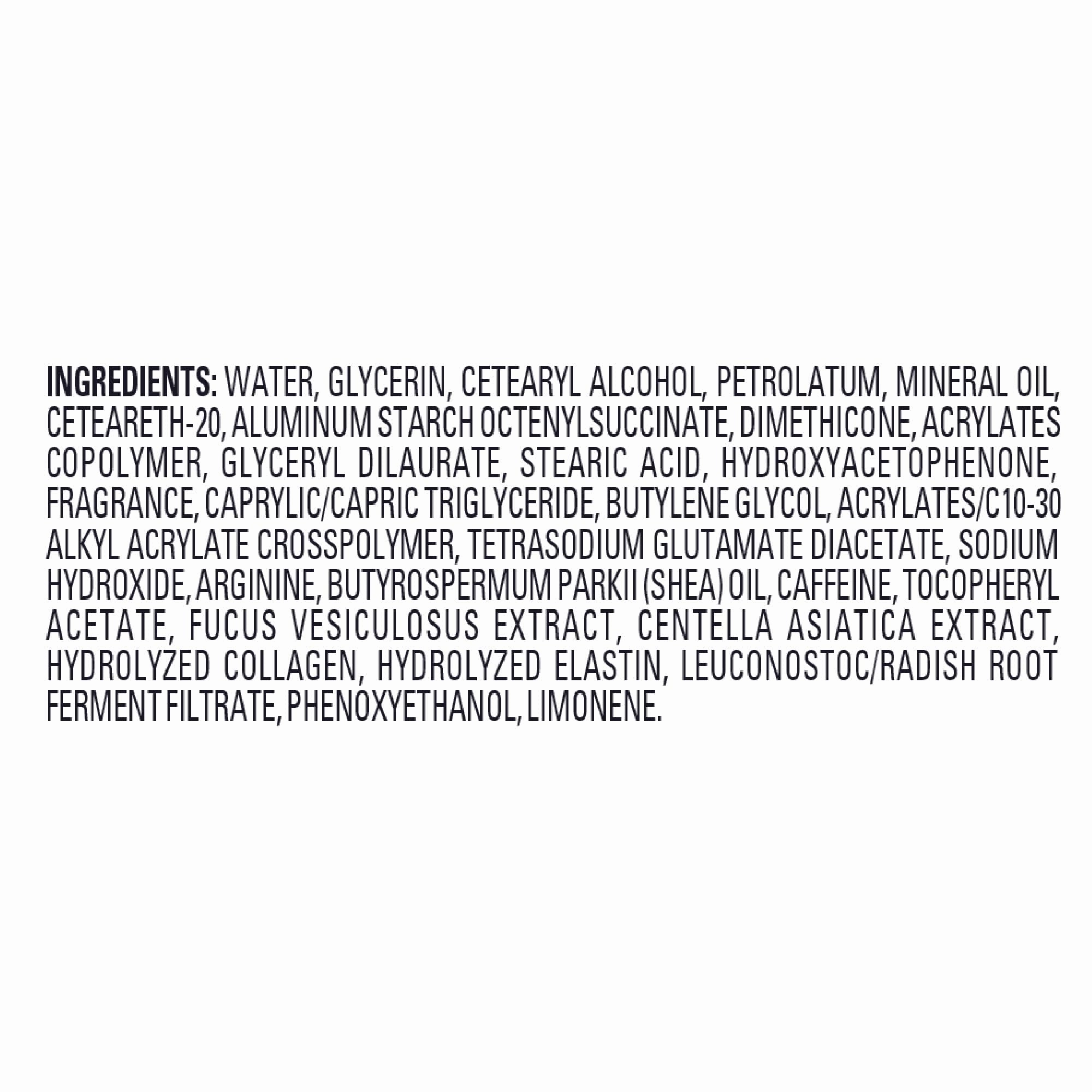 Jergens Skin Firming Body Lotion for Dry to Extra Dry Skin, Skin Tightening Cream with Collagen and Elastin, Dermatologist Tested, Hydralucence Blend Formula, 16.8 Oz