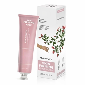 KH Secrets Wellness Rejuvenate Tightening SKIN Face Mask & Scrub 50 ml - Gel Mask with Peptides & Rosehip, For all Skin Types, Reduces Fine Lines & Wrinkles, Instant Glowing Plump Skin