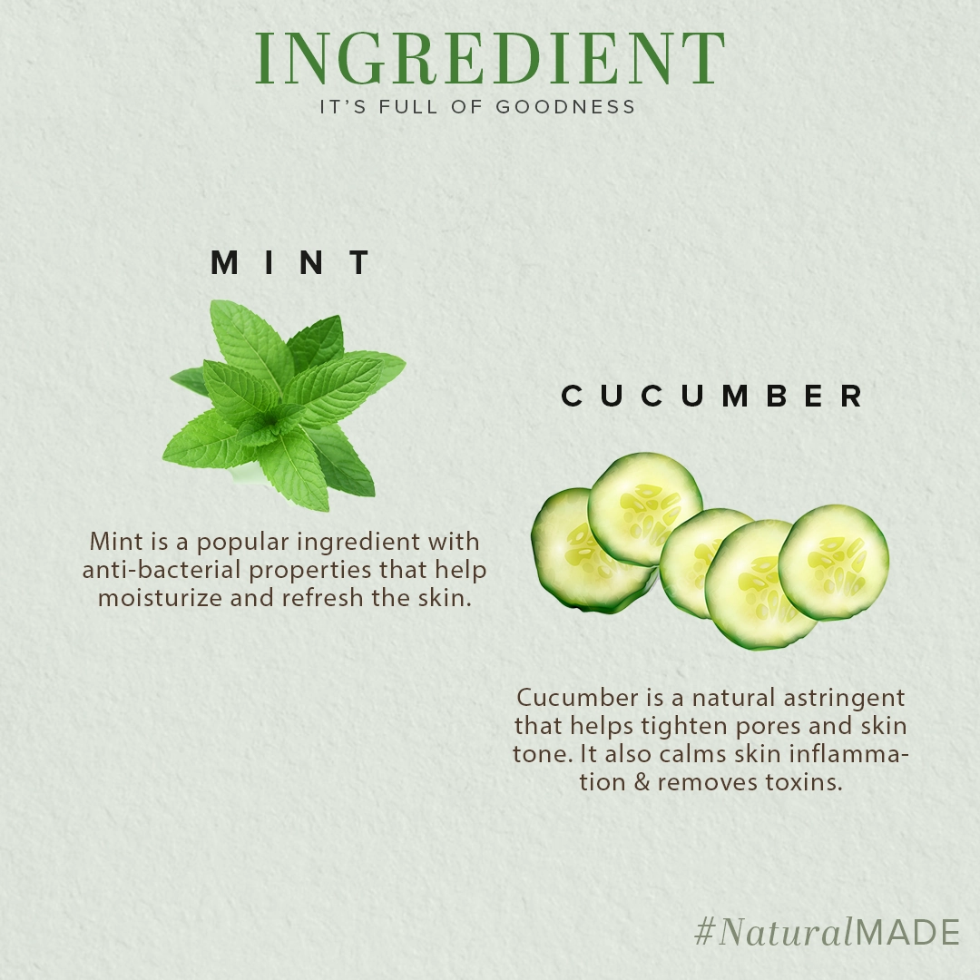 Khadi Natural Mint & Cucumber Face Spray 100ml