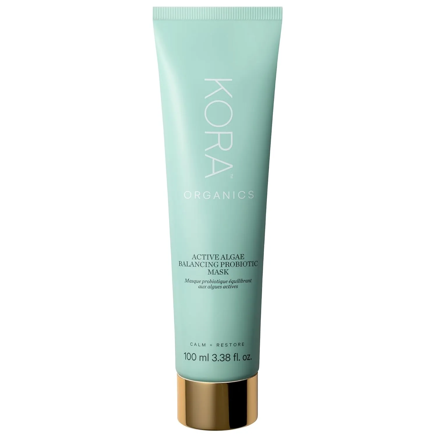 KORA Organics Active Algae Balancing Probiotic Mask – Hydrating Face Mask for Sensitive Skin with Cica & Pre   Probiotics, Moisturizing & Soothing Skincare, Clean Beauty, 3.38 oz