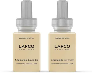 LAFCO New York Pura Smart Device Refill, Chamomile Lavender - Pack of 2 - Vial Delivers Up to 2 Weeks of Fragrance Life - Made in the USA