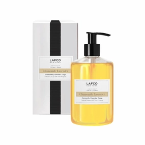 LAFCO New York Liquid Soap, Chamomile Lavender - 12 oz - Regenerates, Protects & Moisturizes - All Skin Types - Hypoallergenic, Synthetic Free & Cruelty Free - Made in Italy