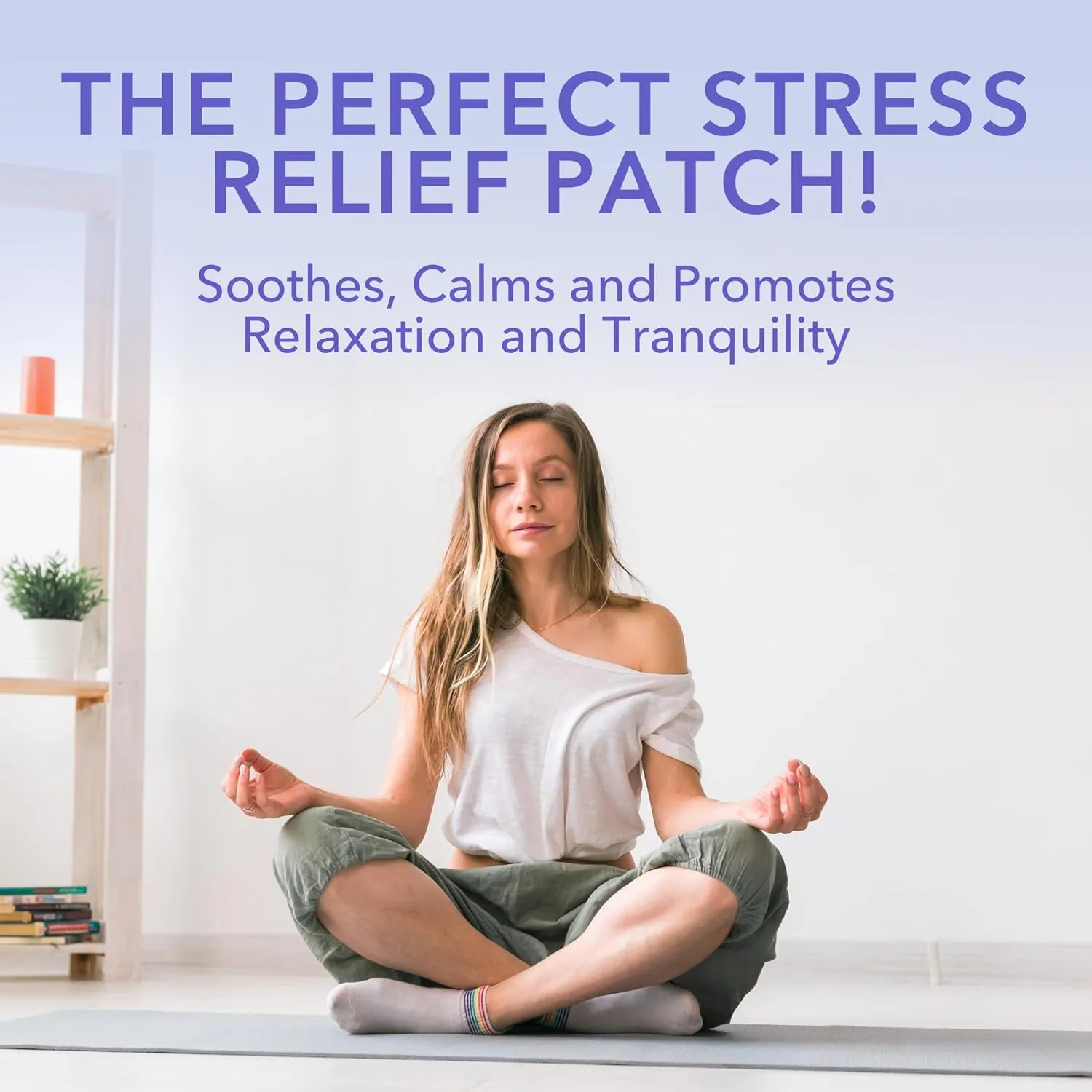 Laki Naturals Relax Patch (Pack of 8) | Natural Plant-Based Ingredients for Stress and Worry | Calming Formula for Better Sleep