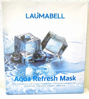 Laumabell Collagen Aqua Refresh Provide Vitamin A&E Firming Nourishing Anti-Aging Mask 4 Sheets x 25G