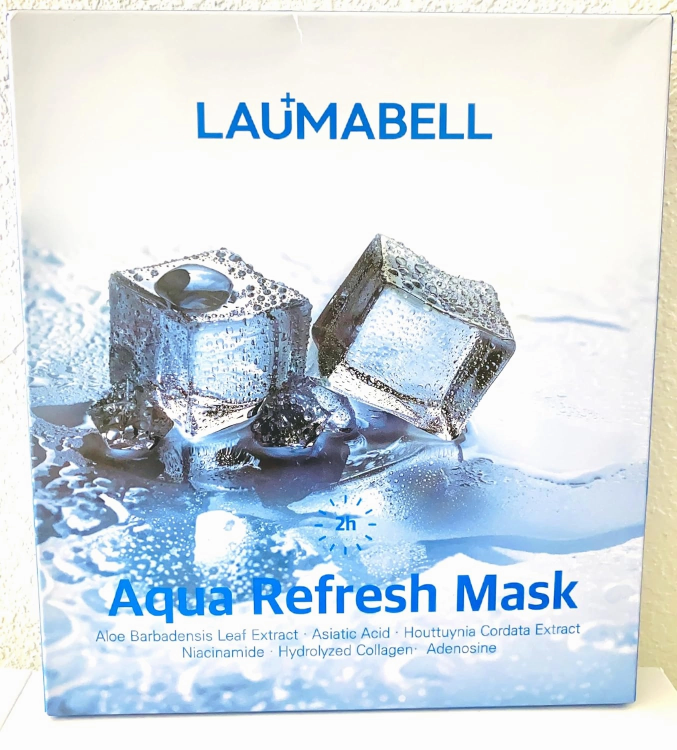 Laumabell Collagen Aqua Refresh Provide Vitamin A&E Firming Nourishing Anti-Aging Mask 4 Sheets x 25G