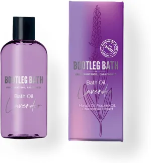 Lavender Bath Oil with Marula, Rosehip, and Jojoba Oils, Chamomile Extract, and 100% Pure Natural Essential Oil, Great Mother's Day Gift, 4oz, for Men and Women, Made in USA
