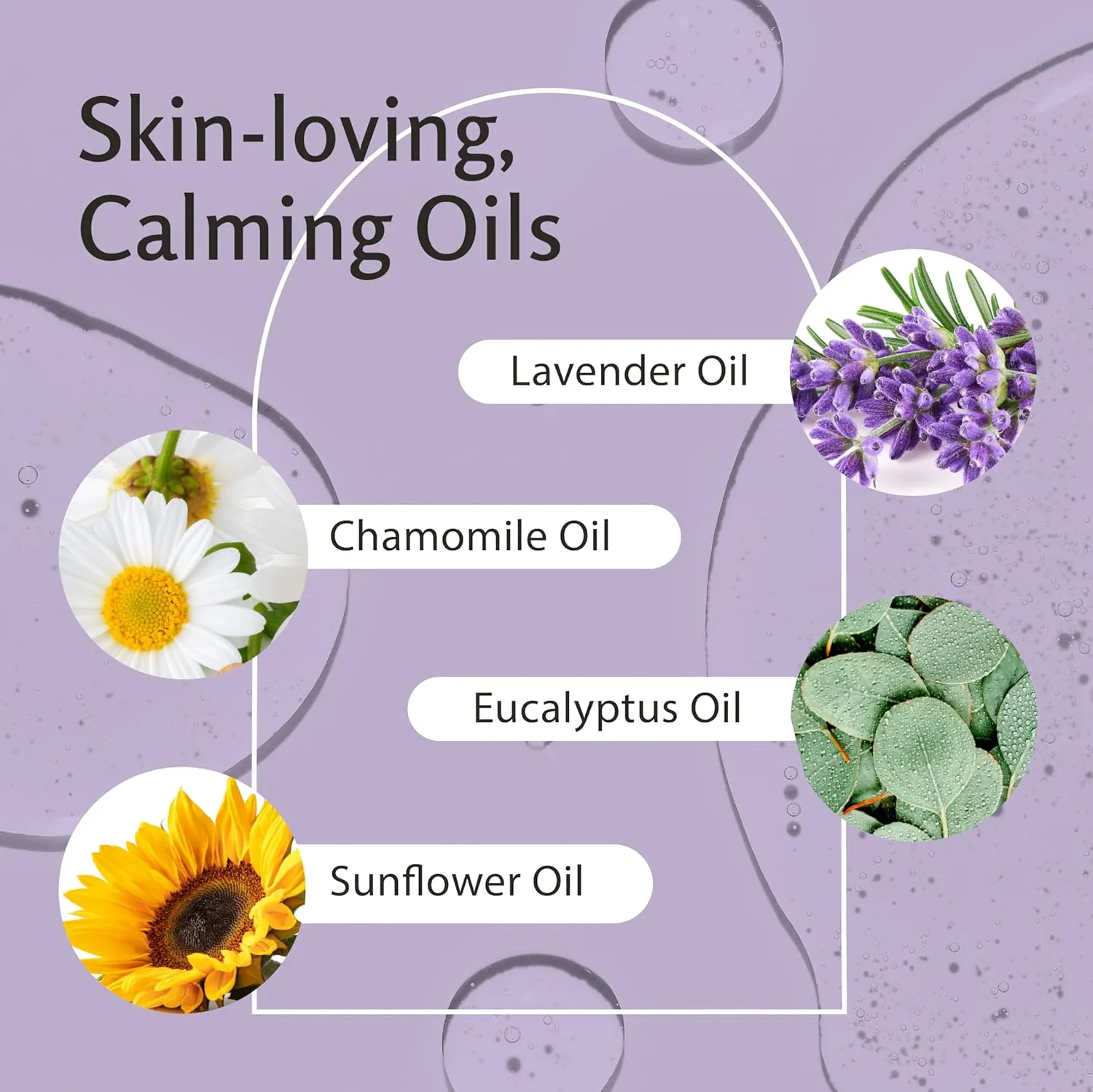 Lavender Massage Oil with Collagen and Stem Cells, Skin Tightening Therapy for Bum, Thighs, and Belly, Fast-Absorbing Cellulite Oil by M3 Naturals