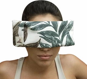 Lavender & Buckwheat Eye Pillow, Relaxing Aromatherapy for Shavasana Yoga, Eye Relaxation, Stress Relief, Natural, Chemical-Free Comfort, 23x10 cm