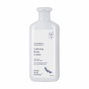 Lavender & Chamomile Calming Body Lotion (300ml) | Paraben & Phthalate Free | For Women & Men | Calms, Relaxes & Balances Dull & Mature Skin