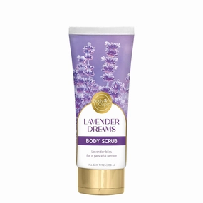Lavender Dreams Body Scrub | Gentle Exfoliation for Soft, Smooth Skin | Calming Lavender Fragrance | 150ml