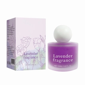 Lavender Perfume Spray - 50ml/1.69fl.oz, Purple Fragrance, Floral & Calming Scent, Long-Lasting, Fresh & Light, for Women & Men, Day & Night Use (50ml/1.69fl.oz, Lavender)