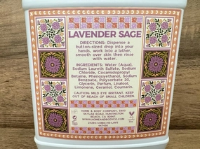 Lavender Sage Hand Soap Refill – 64 fl oz | Gentle, Moisturizing & Refreshing Formula with Essential Oils
