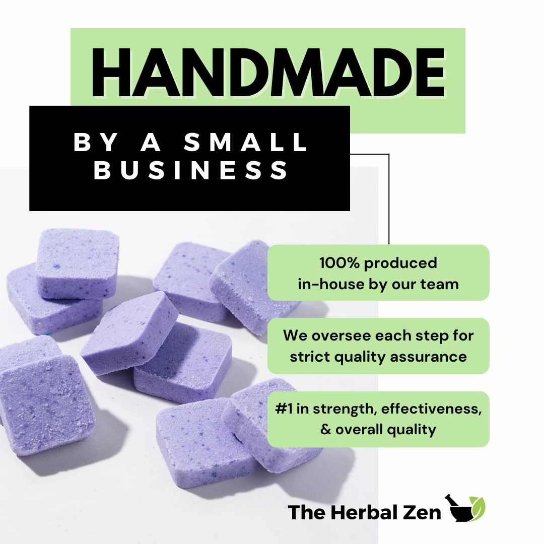 Lavender Shower Steamers Aromatherapy with Essential Oils, Made in the USA Shower Bombs, Shower Bomb Aromatherapy, Relaxing Gifts for Women, Spa Day Gifts, Birthday Gifts for Women and Men