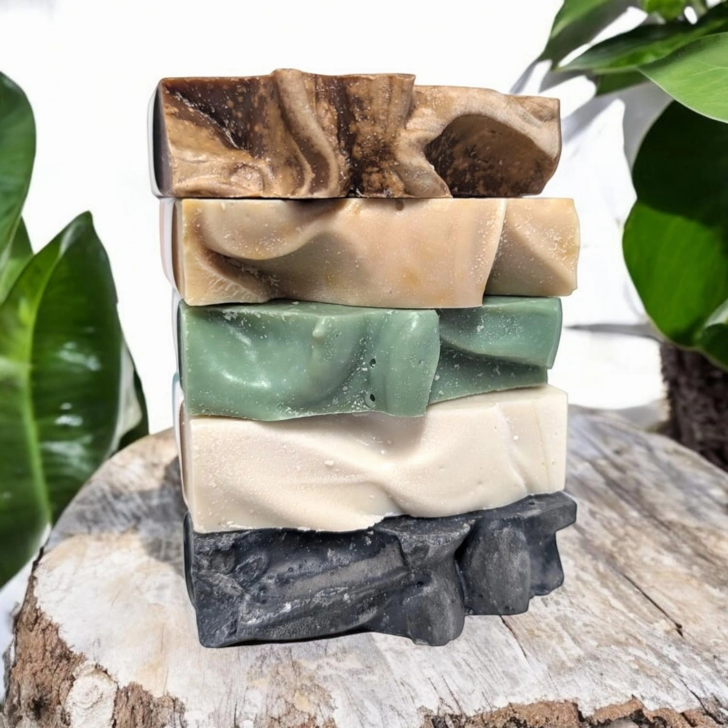 Lavender Soap Collection Soap Bar – Skin Renewing, Vegan-Friendly with Lavender & Tea Tree Oil – Deep Cleansing & Nourishing for Glowing Skin – 5.8 oz Pack 4