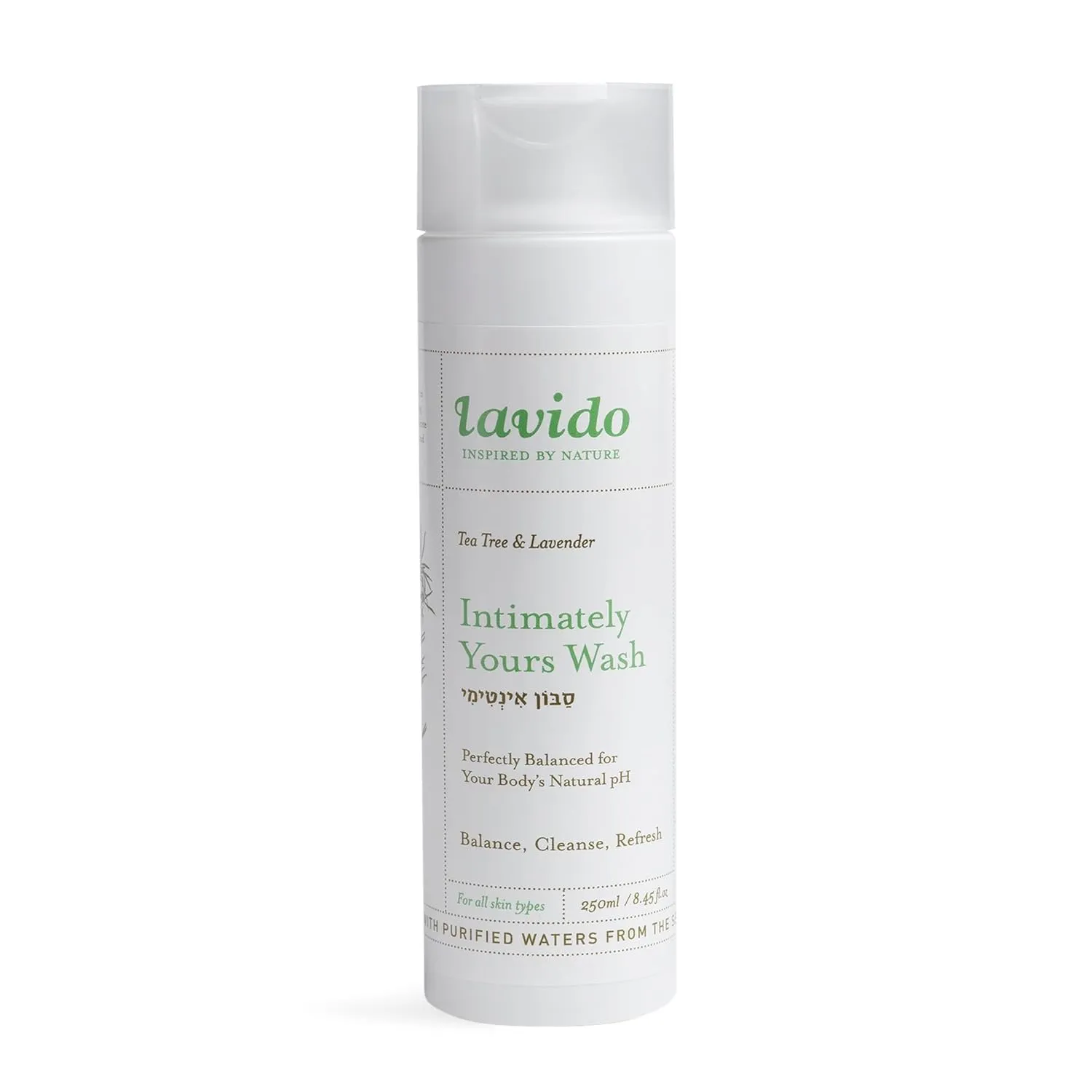 Lavido - Intimately Yours Wash | Clean, Non-Toxic Skincare (Tea Tree   Lavender, 8.4 fl oz | 250 ml)