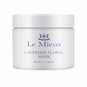 Le Mieux Lavender Floral Mask - Calming Gel Face Mask with Hyaluronic Acid & 7 Botanical Extracts, Soothing Facial Mask for All Skin Types, No Parabens or Sulfates (2 oz / 60 ml)
