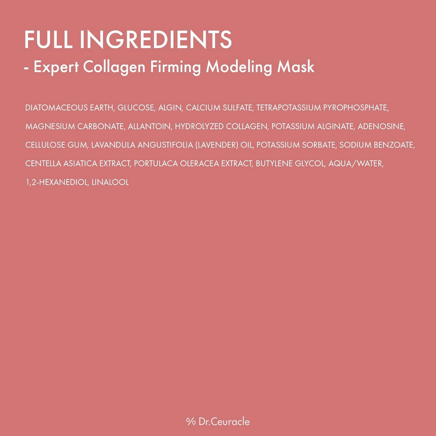 leegeehaam Dr.Ceuracle Expert Collagen Firming Modeling Face Mask - Korean Skincare Jelly Facial Mask for Glass Glow Skin, DIY Home Spa (1kg / 35.24 oz.)